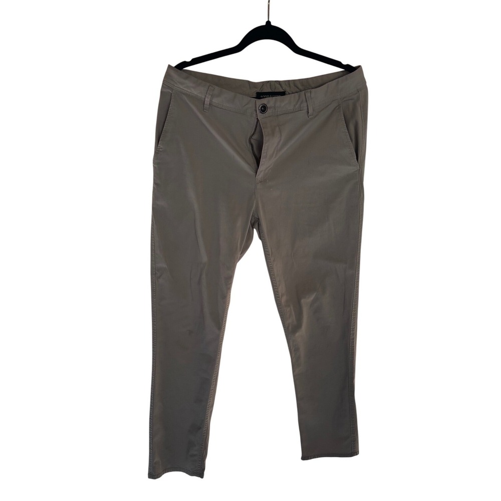RODD & GUNN Woven In Italy Custom Fit Men's Khaki Pants